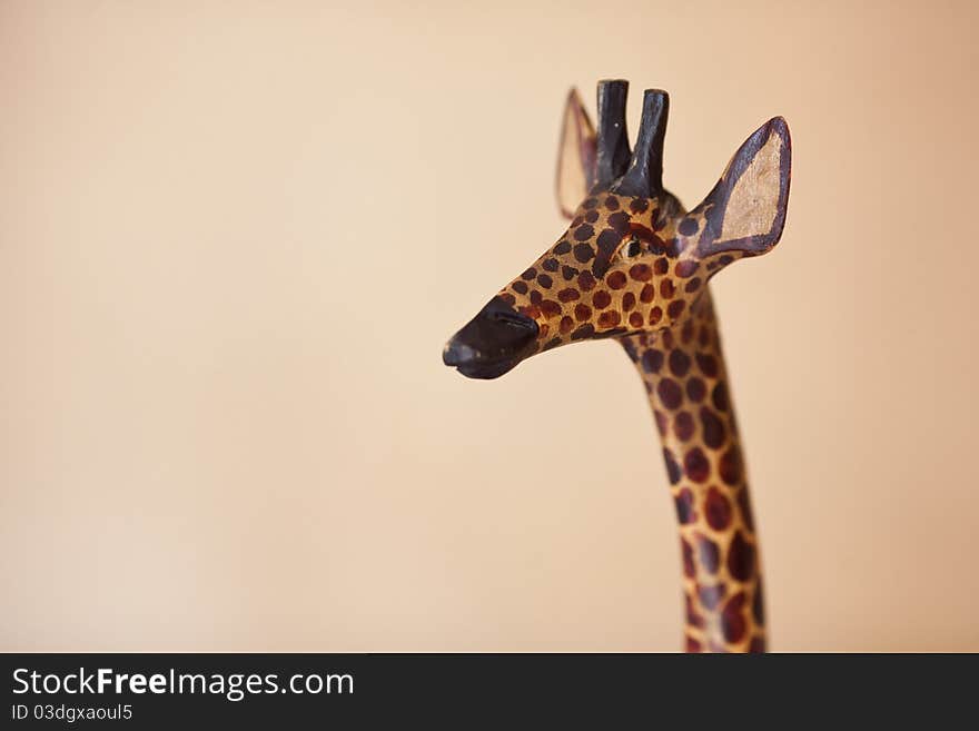 Portrait of a curious giraffe