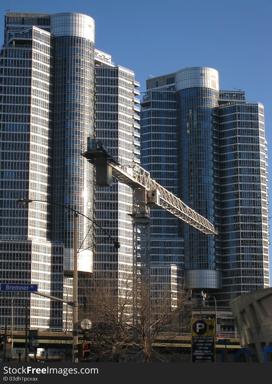 Skyscraper in Toronto in Canada