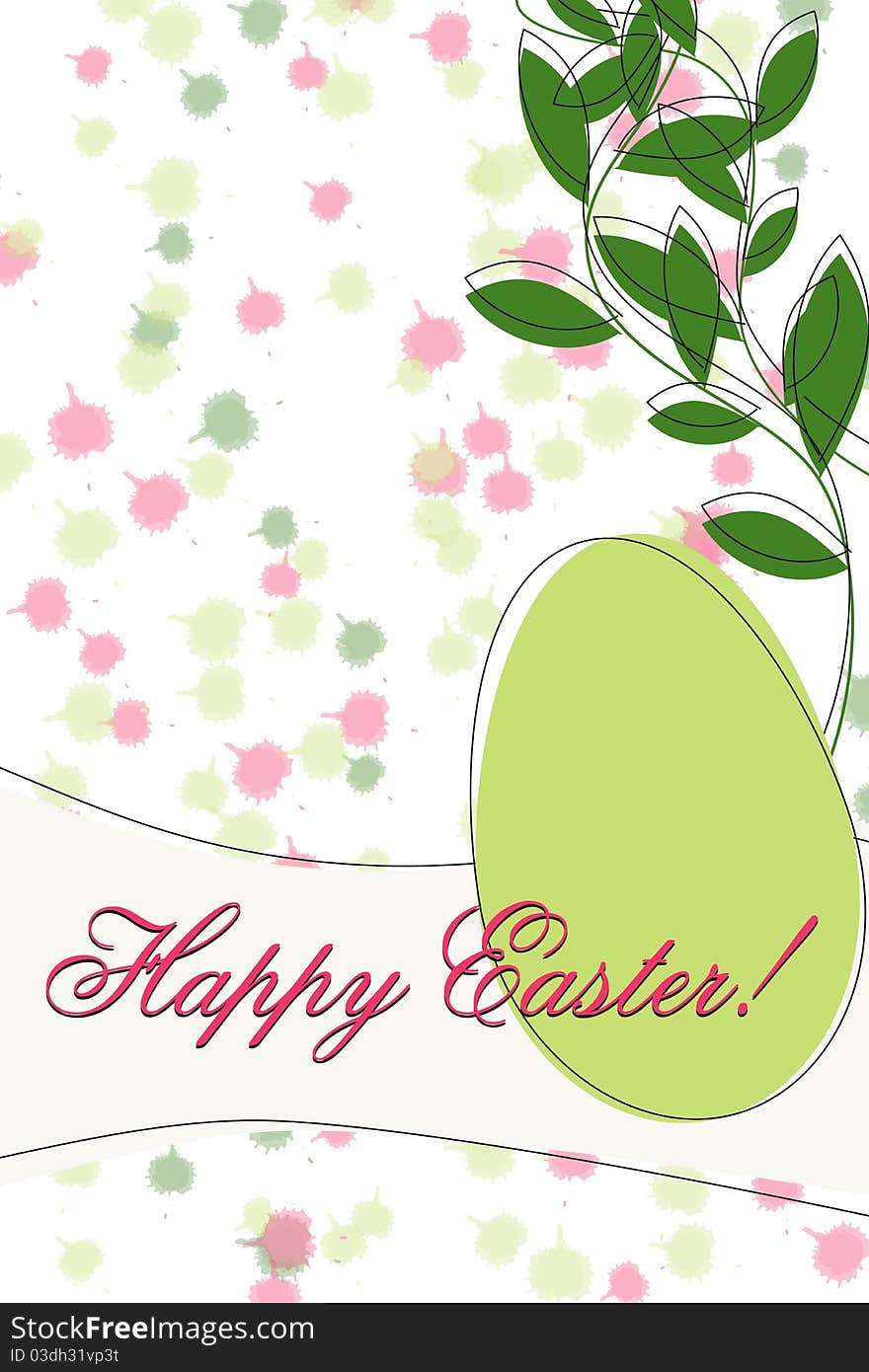 Happy Easter card