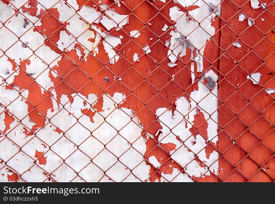 Iron gate with fence