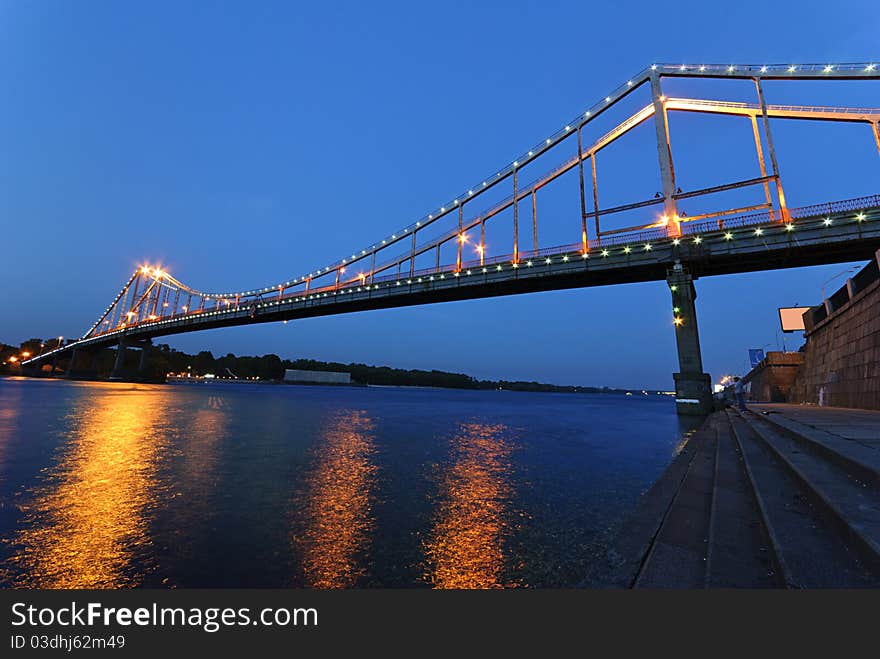 The bridge through Dnepr