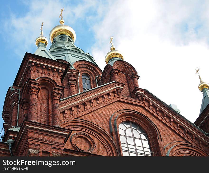 The Uspenski Cathedral in Helsinki/Finland