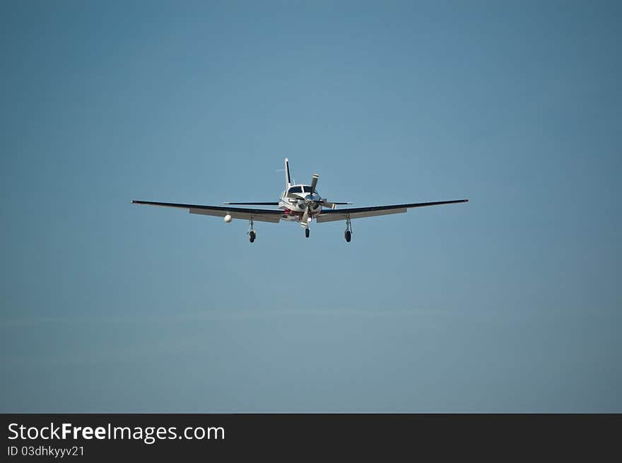 Light Aircraft in Flight