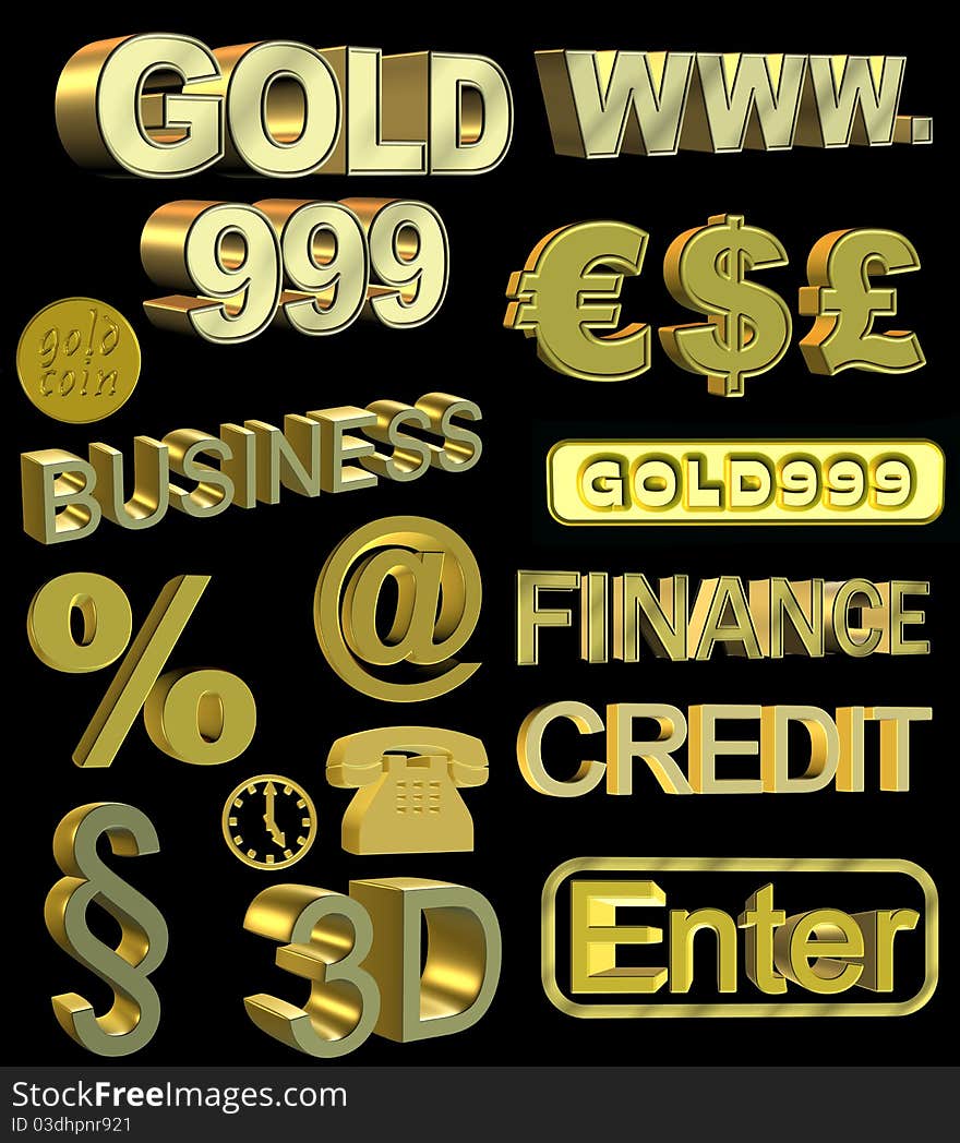 Gold Symbols