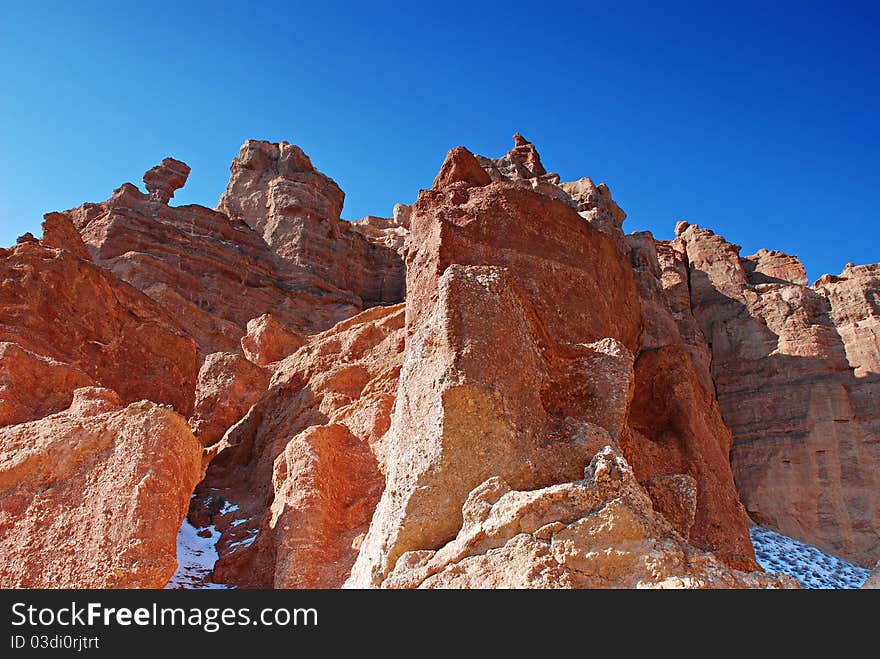 Charyn Canyon In Kazakhstan