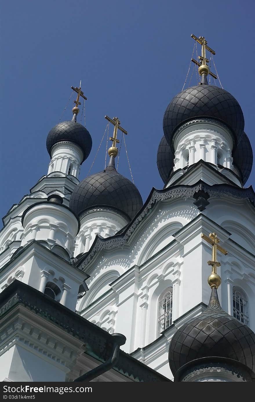 Orthodox cathedral in Zelenogorsk, Saint-Petersburg, Russia