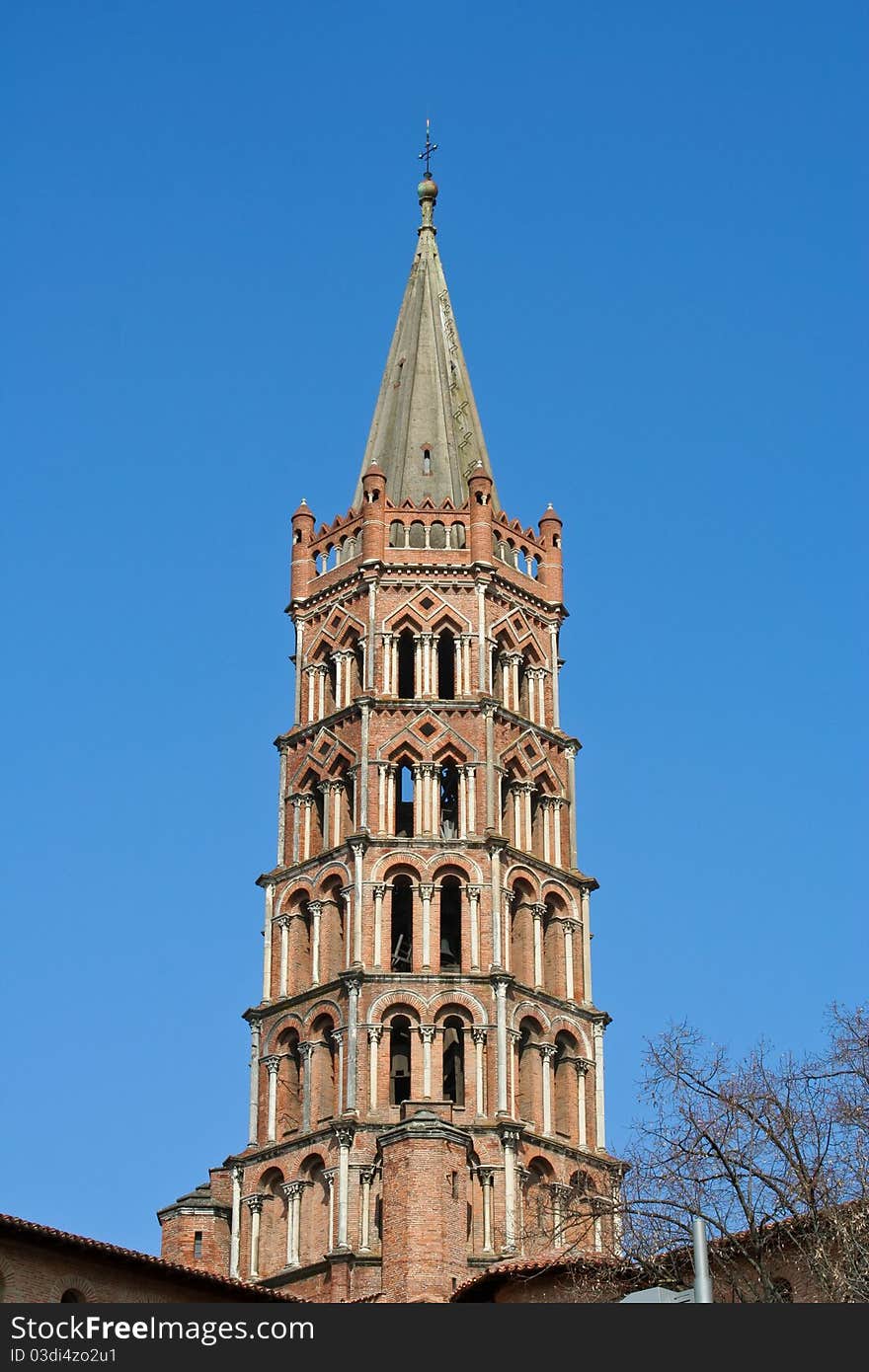 Top of St. Sernin church