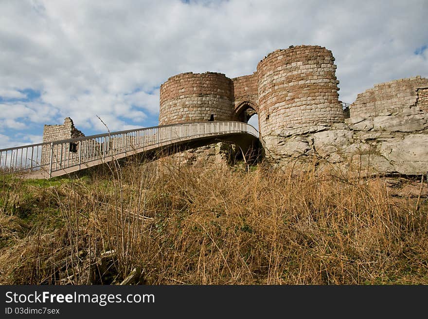 Low down on the castle