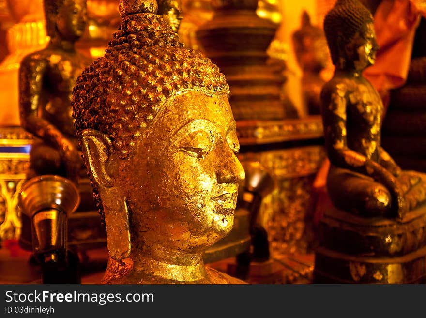 Buddha statue in the worship room