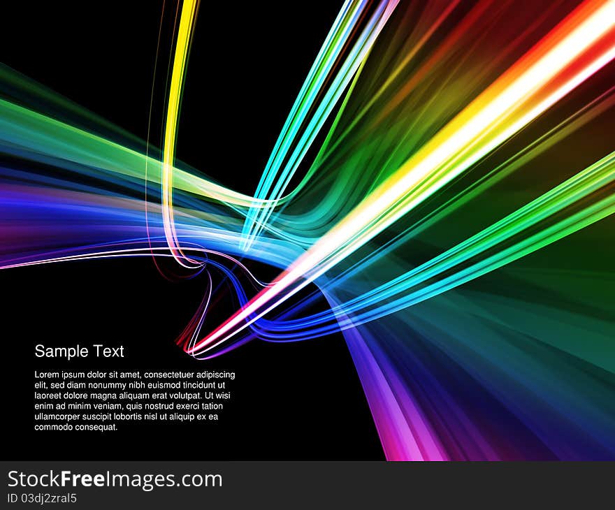 Dynamic interplay of lines on the subject of modern technologies, communications, progress, motion, flexibility and speed. Dynamic interplay of lines on the subject of modern technologies, communications, progress, motion, flexibility and speed