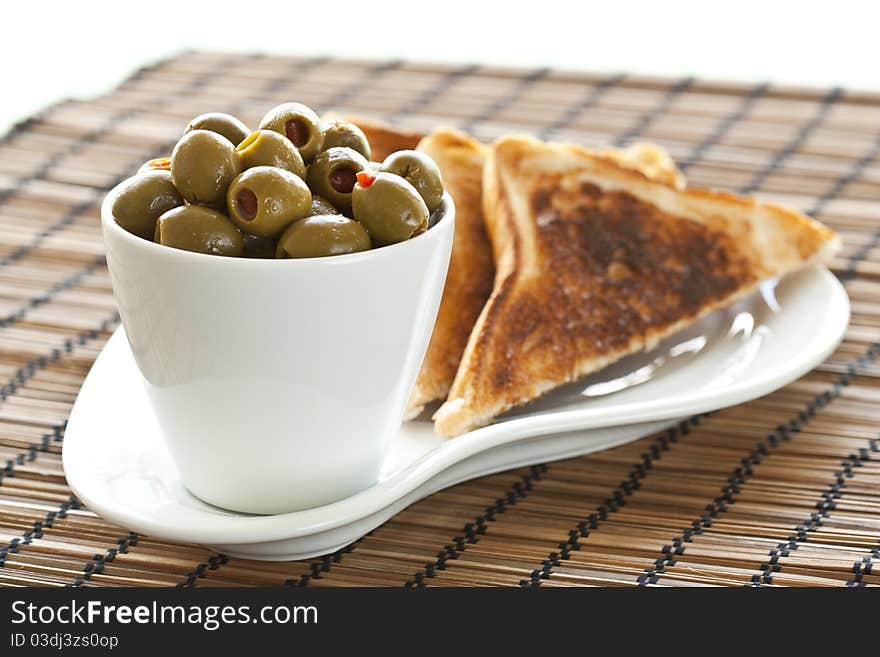 Olives And Toast