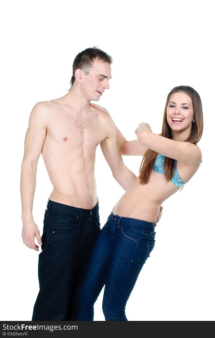 Young Couple Posing