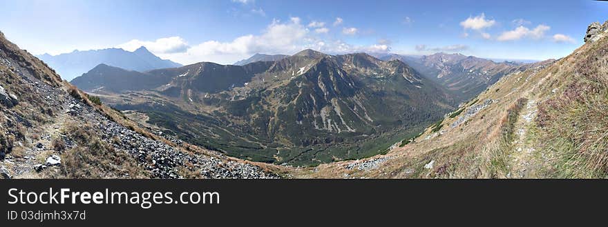 Mountain autumn PANORAMA