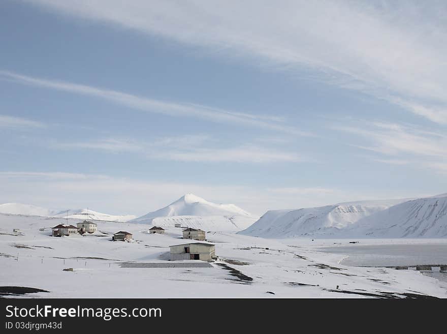 Abandoned Russian Arctic City, Spitsbergen