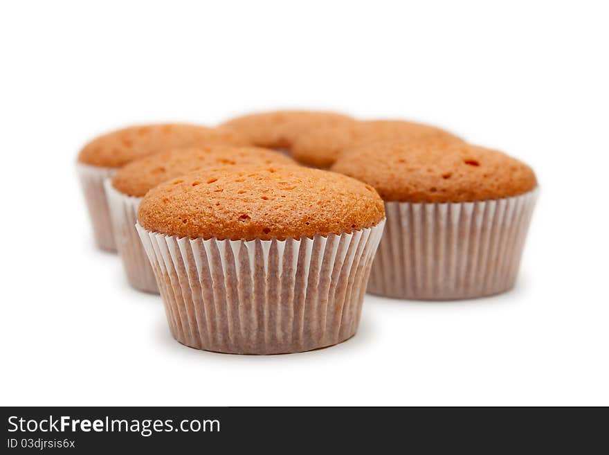 Sweet Cakes In Paper Packing