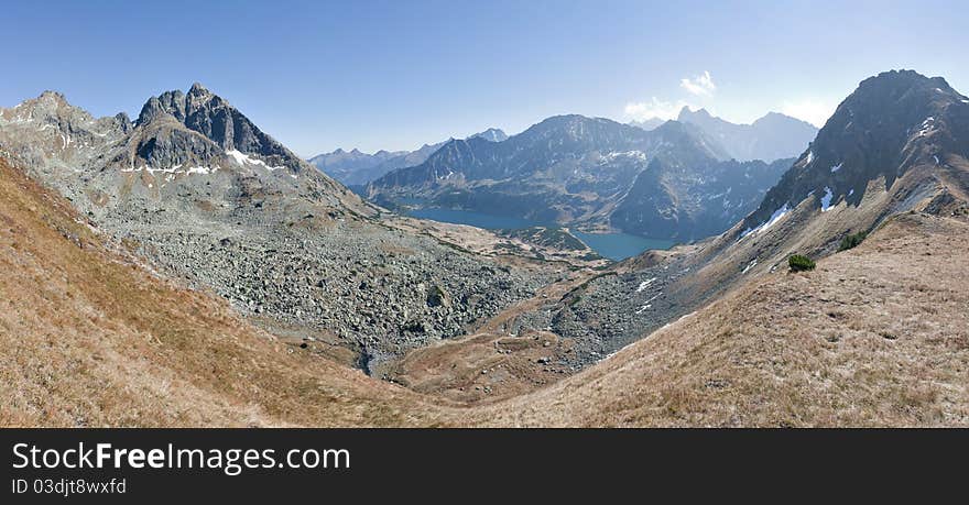 Alipne mountains landscape panorama