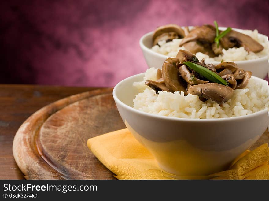 Risotto with Mushrooms