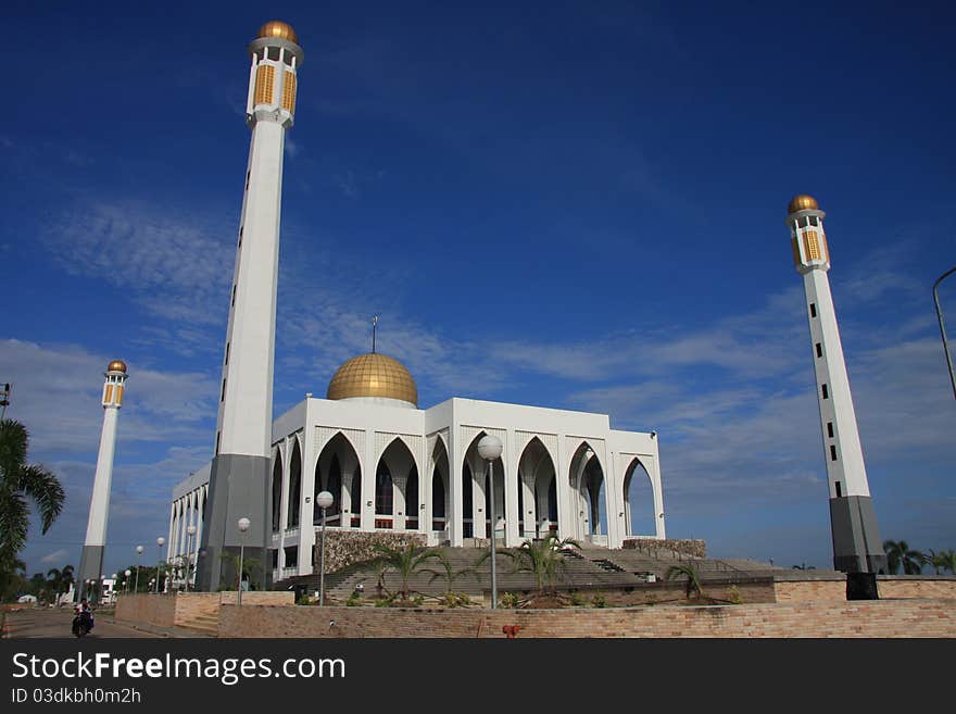 The musjid in Songkhla,Thailand.