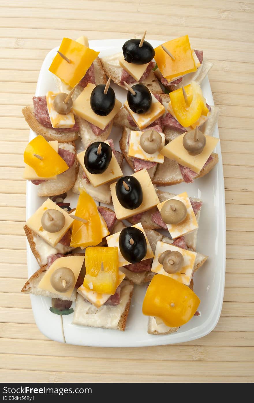 Bit With Cheese And Olives