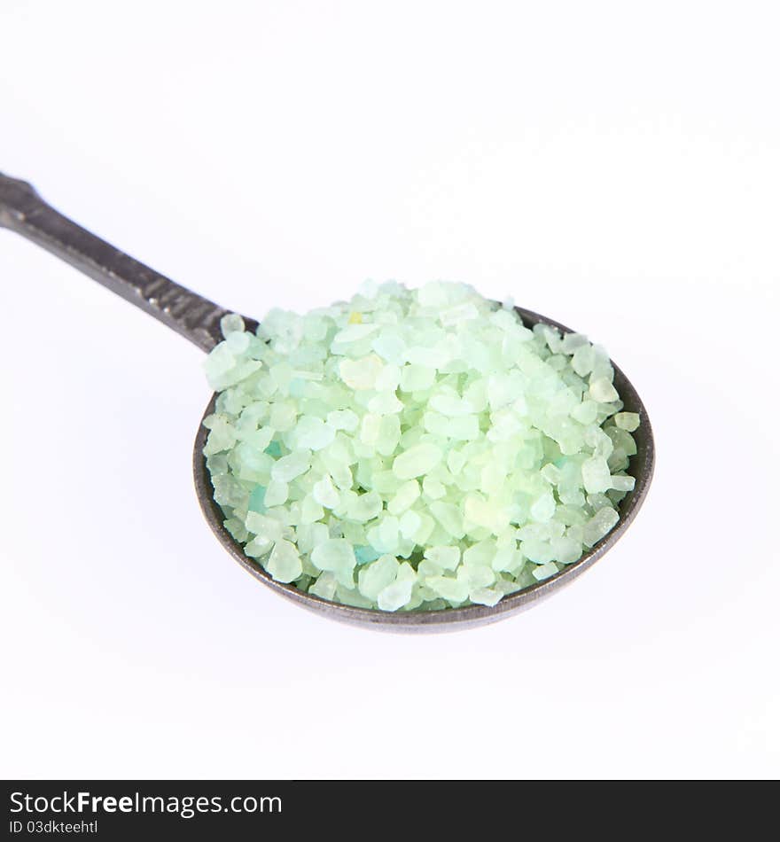 Green spa salt