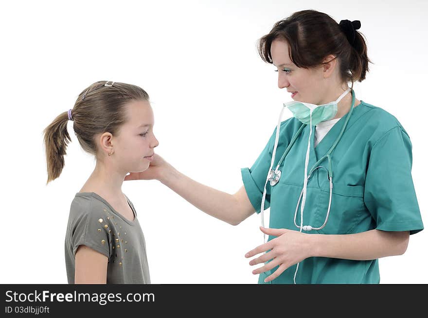 Doctor Examining Girl