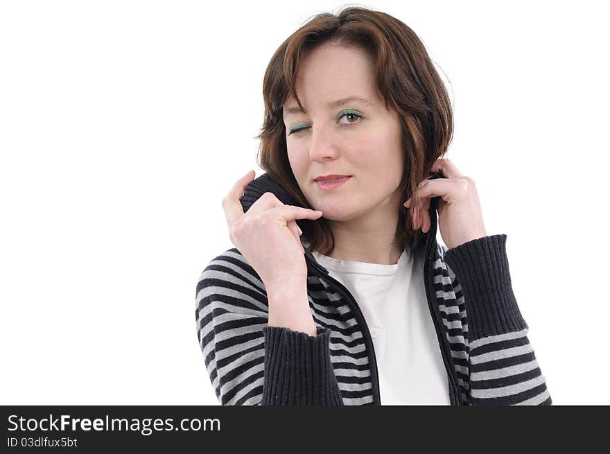 Attractive woman portrait