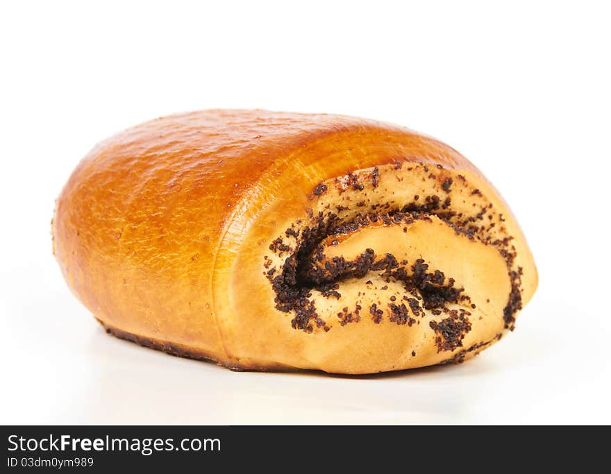 Blue poppy seed bun