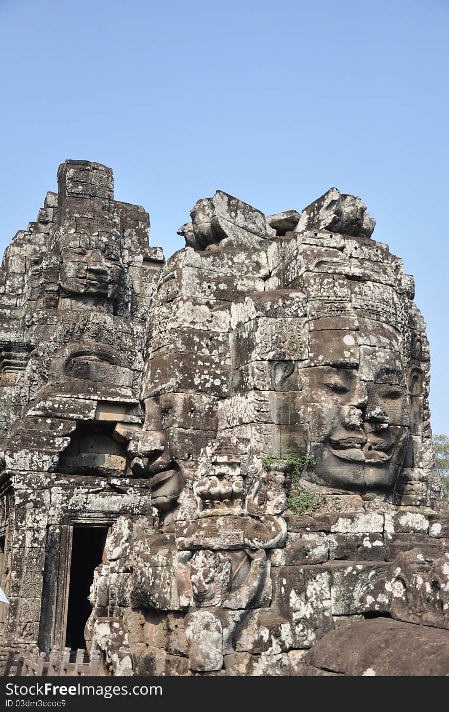 The famous and must see Khmer Smile in Angkor Wat