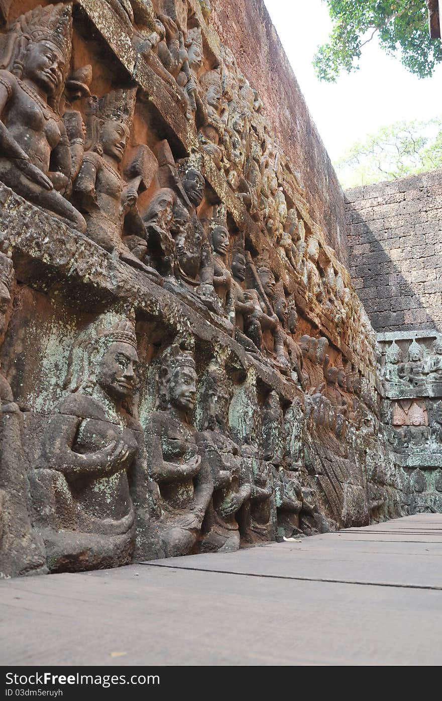 We can see a lot beautiful stone craving anywhere in Angkor Wat. We can see a lot beautiful stone craving anywhere in Angkor Wat