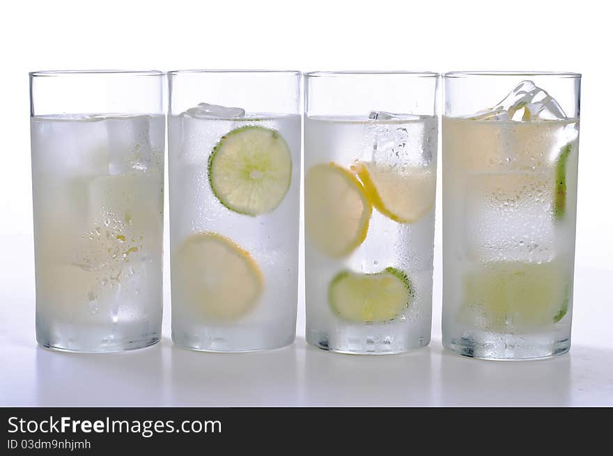 Four Glases of Cold Water