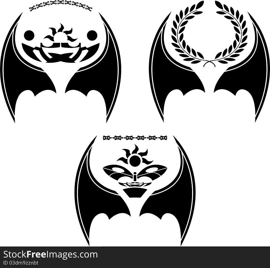 Set Of Dragon Wings