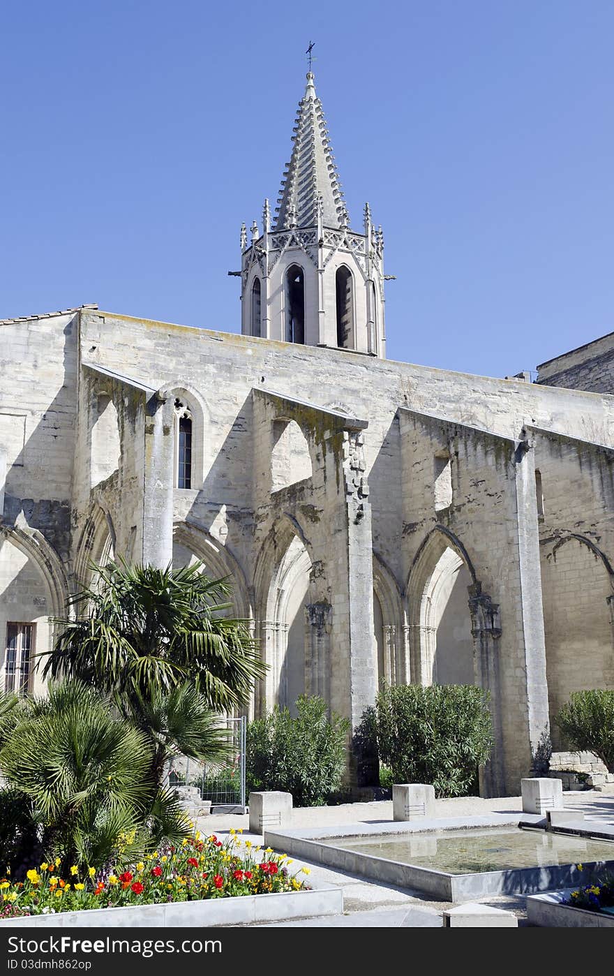 Protestant church of Saint Martial in Avignon in France. Protestant church of Saint Martial in Avignon in France