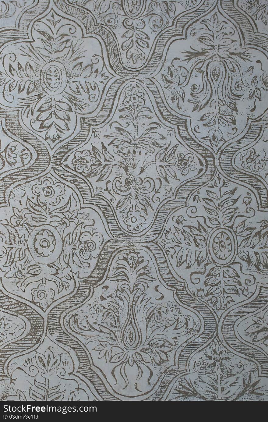 Sgraffito wall