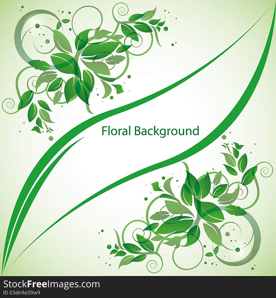 Abstract Floral background