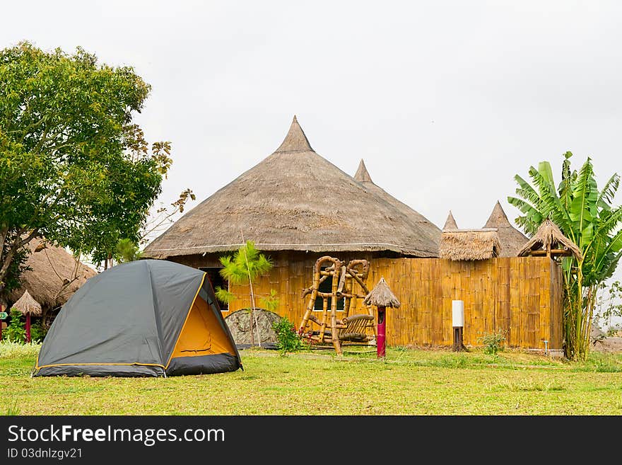 Tourist spots the camping facilities