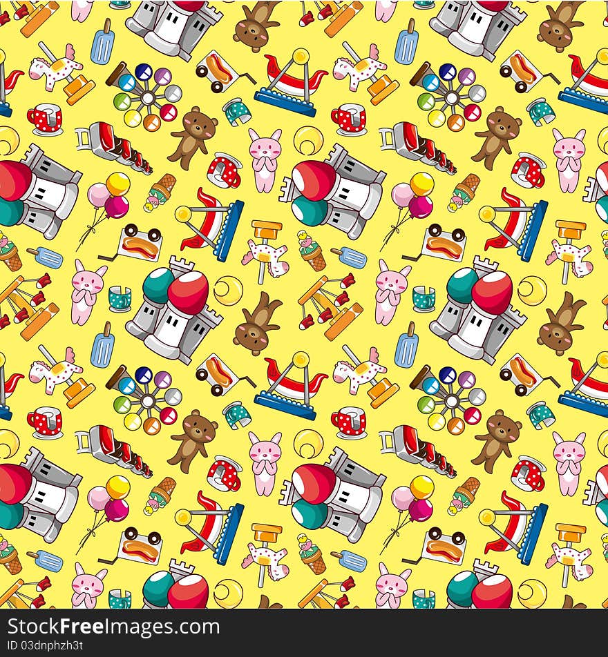 Seamless playground pattern