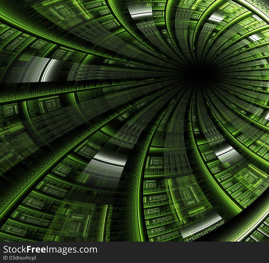 Abstract tonnel  background. green palette. Abstract tonnel  background. green palette.