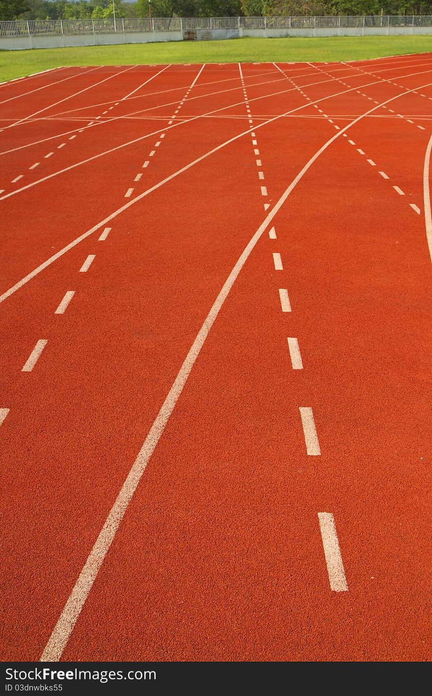 Curve of a Running Track