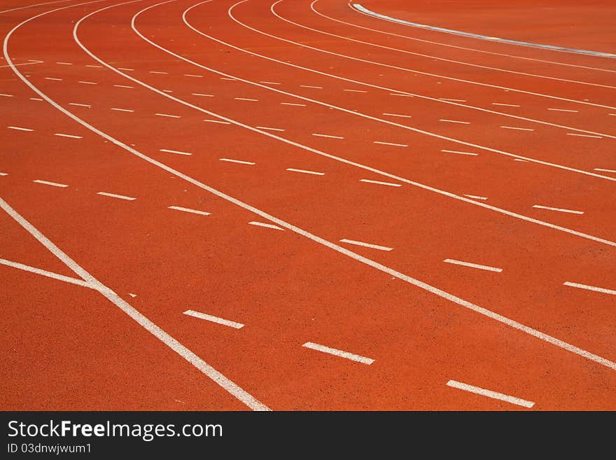 Curve of a Running Track