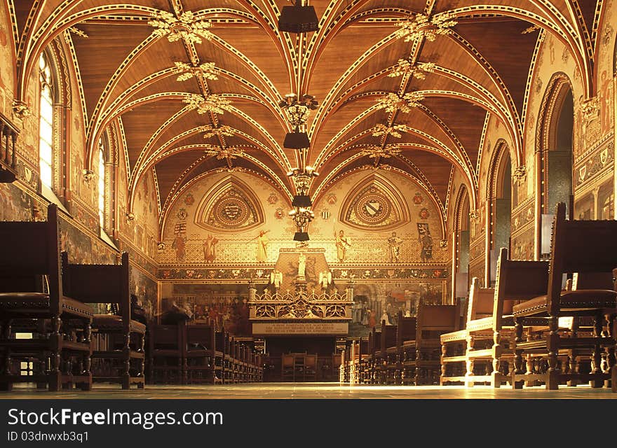 Plenary Hall of the City of Bruges.