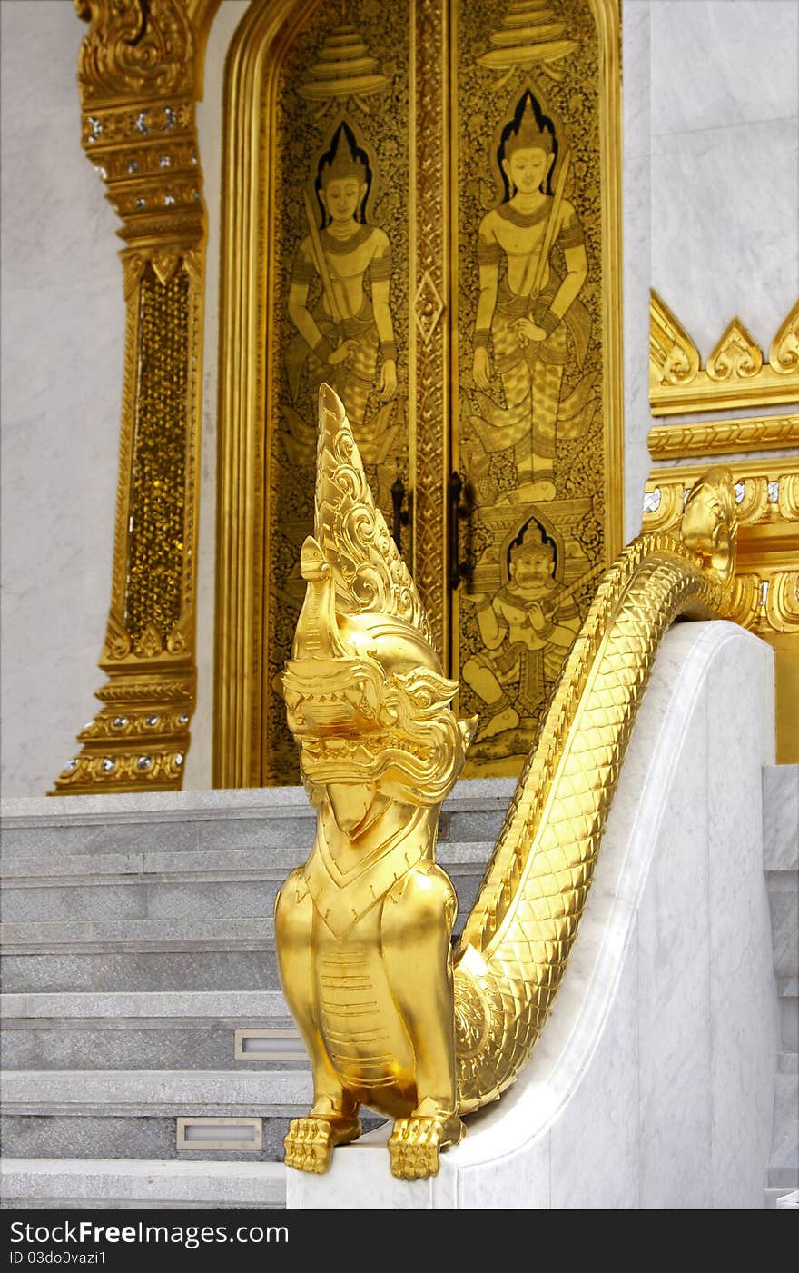 Buddhist temples in Thailand.