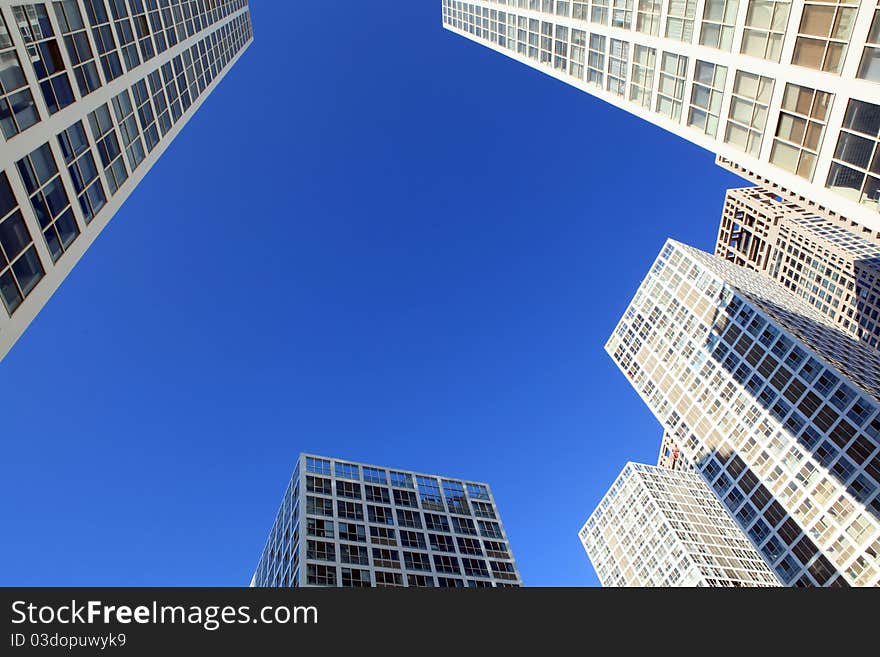 Beijing central business district of modern architecture. Beijing central business district of modern architecture