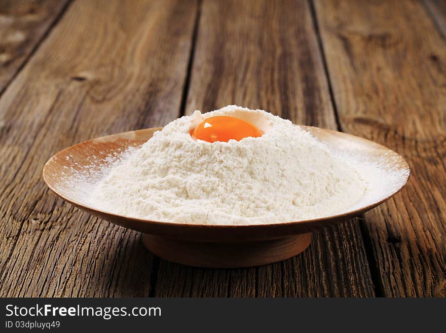 Egg Yolk And Flour