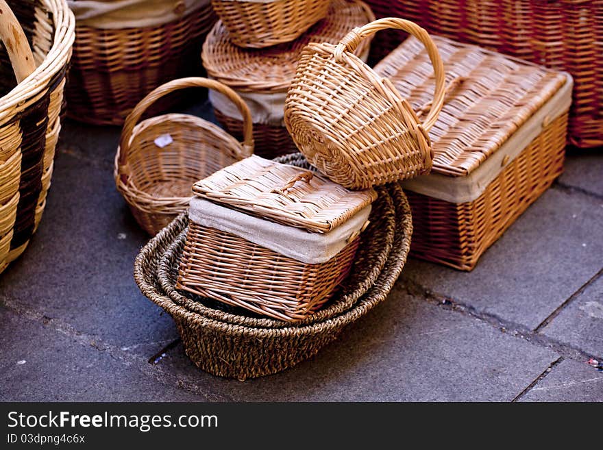 Wicker baskets