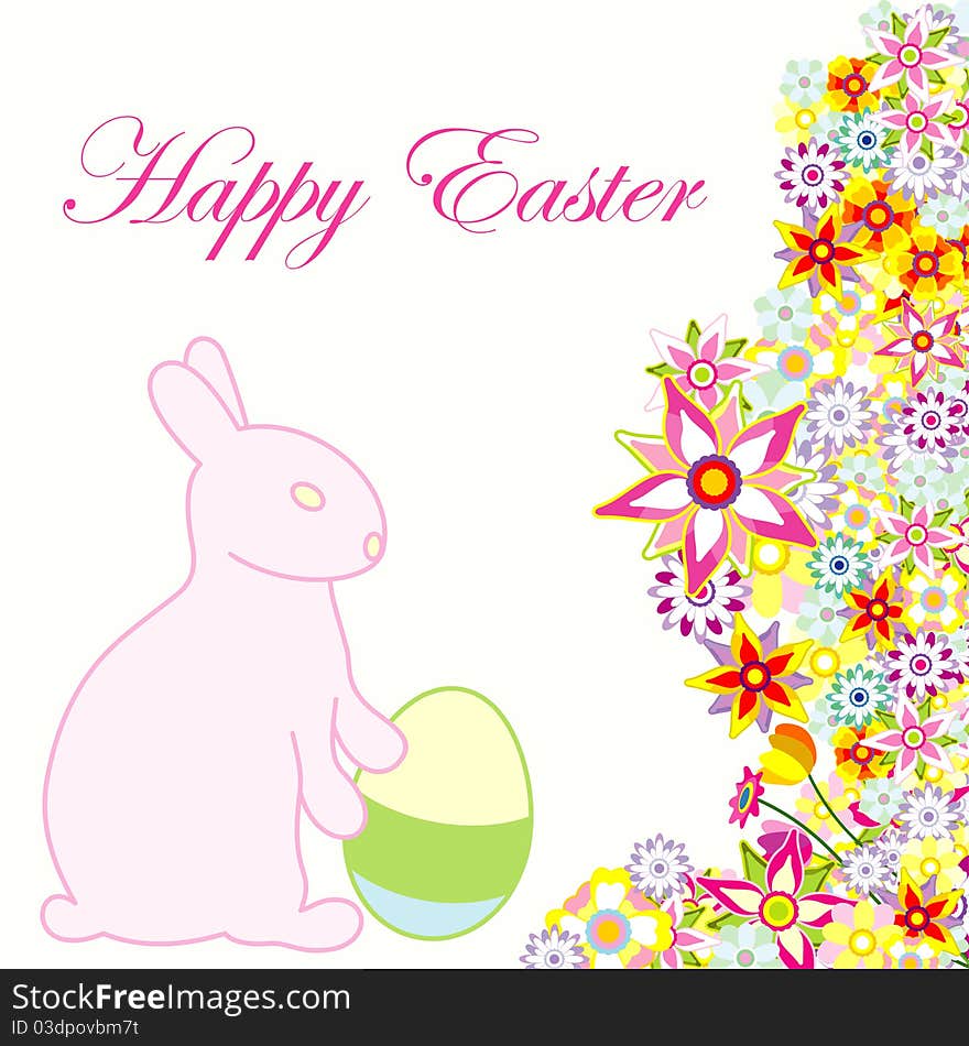 Design of Easter greeting card