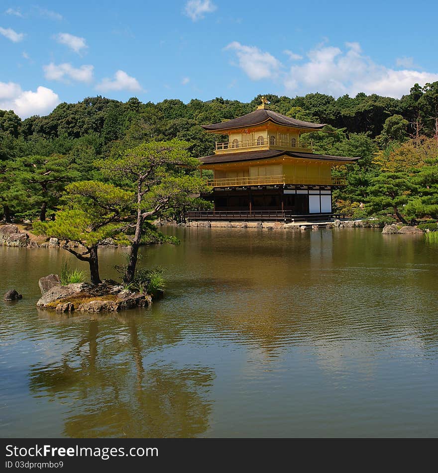 Kinkakuji,Temple of the Golden Pavilion.