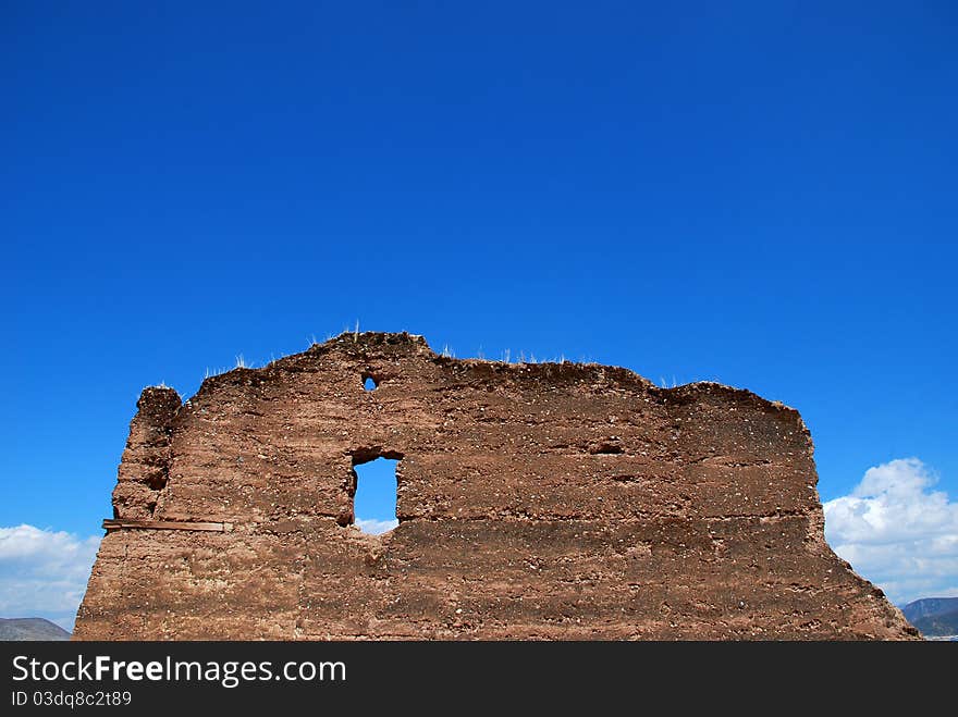 The part of the ruin