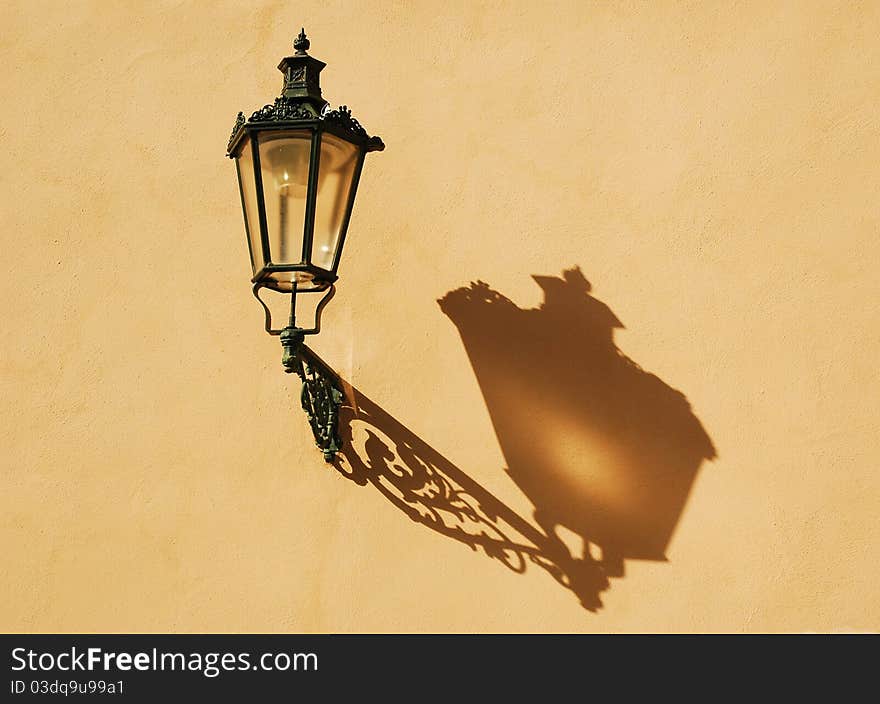 Wrought-iron lantern