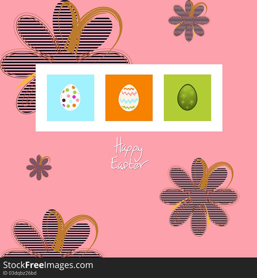 Easter Eggs Card