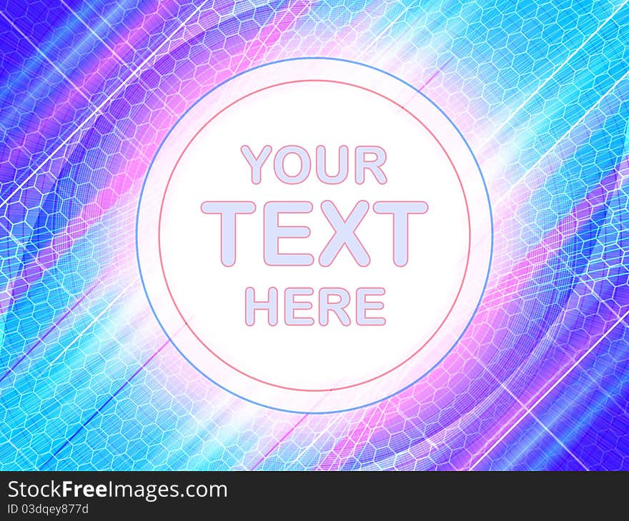 Background with round shape on center with white space to place your text. Background with round shape on center with white space to place your text.